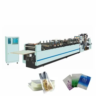 Trīspusēju blīvējuma maisiņu izgatavošanas mašīna